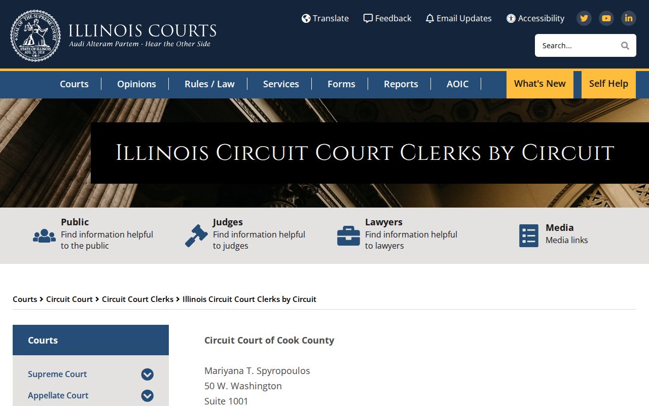 Pope County criminal court cases clerk directory
