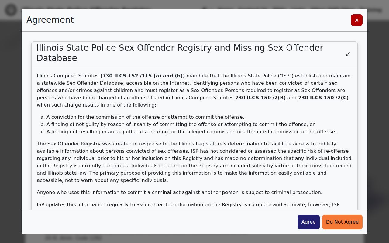 Pope County sex offender search fields